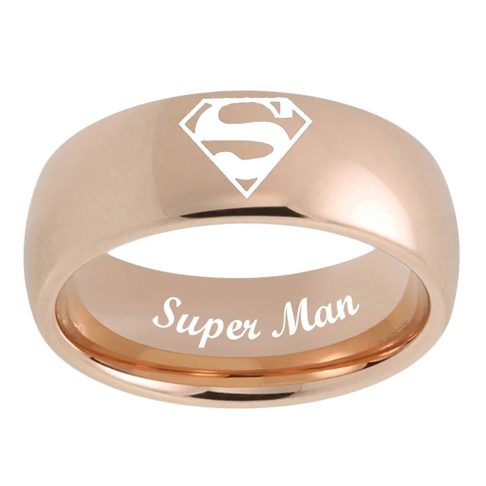 Super man Tungsten Ring