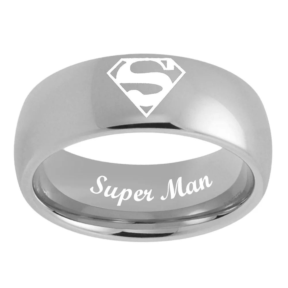Super man Tungsten Ring