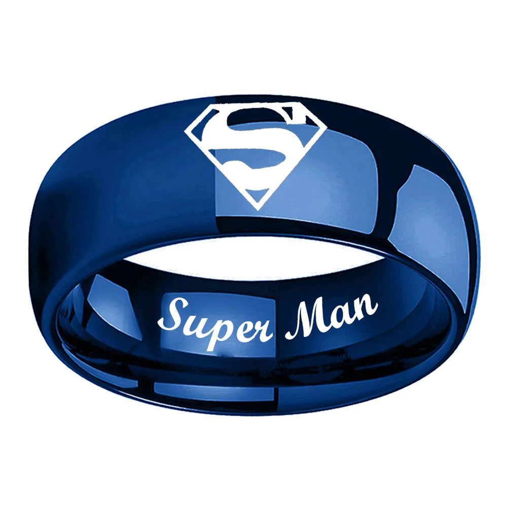 Super man Tungsten Ring