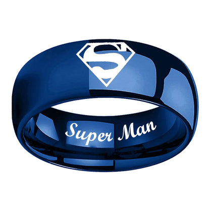 Super man Tungsten Ring