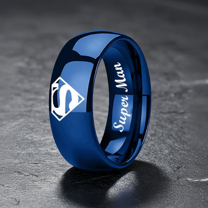 Super man Tungsten Ring