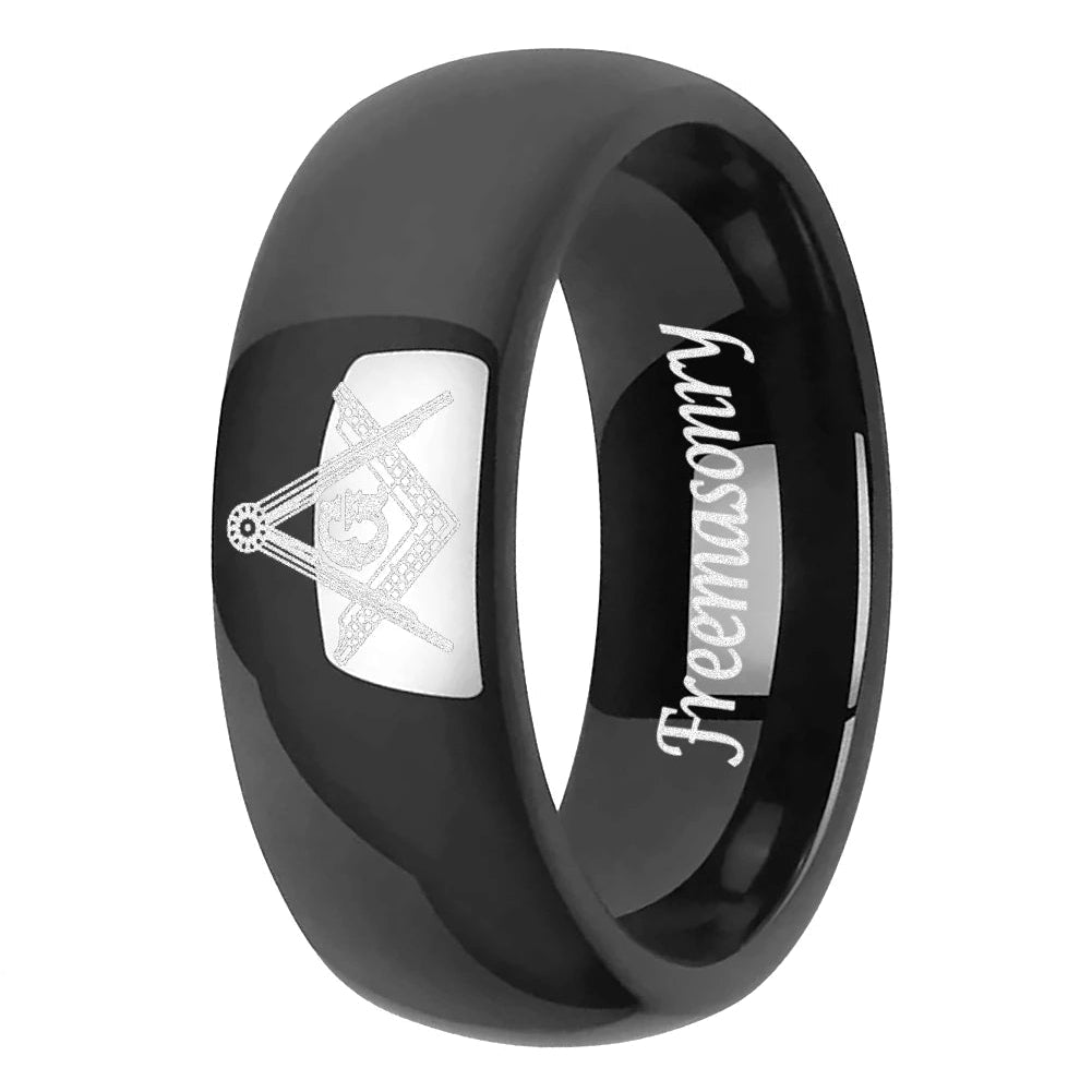 The Fellowcraft — Tungsten Masonic Ring