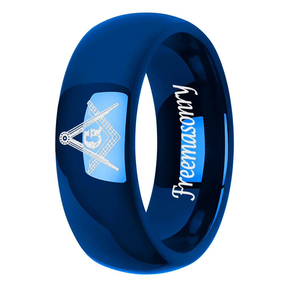 The Fellowcraft — Tungsten Masonic Ring
