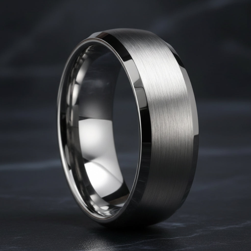 The Pure Silver™ – Classic Silver Tungsten Ring