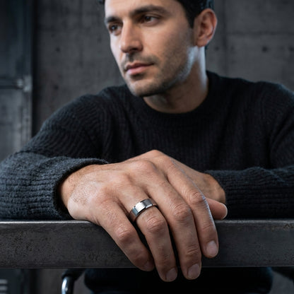 The Pure Silver™ – Classic Silver Tungsten Ring