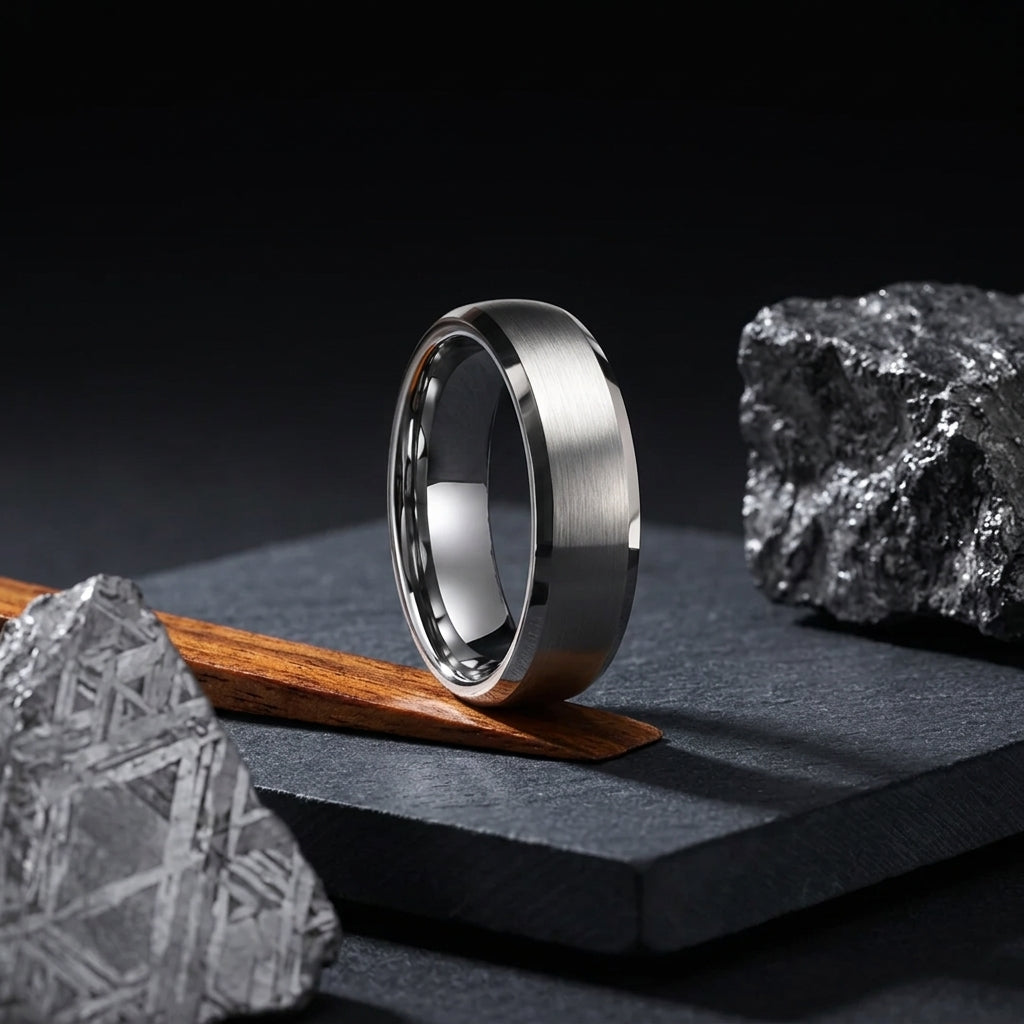 The Pure Silver™ – Classic Silver Tungsten Ring