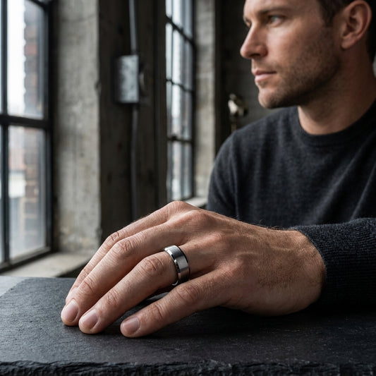 The Pure Silver™ – Classic Silver Tungsten Ring