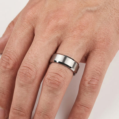 The Pure Silver™ – Classic Silver Tungsten Ring
