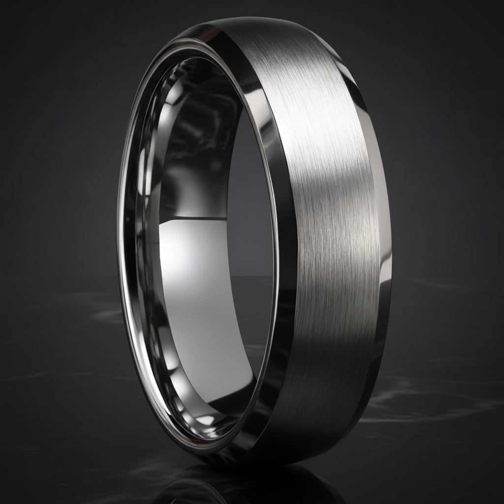 The Pure Silver™ – Classic Silver Tungsten Ring