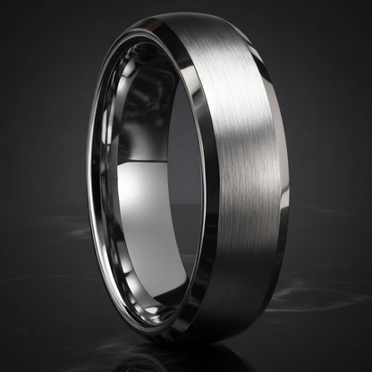 The Pure Silver™ – Classic Silver Tungsten Ring
