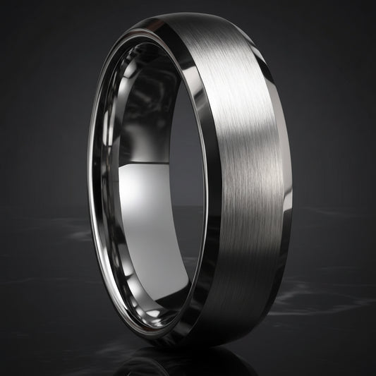 The Pure Silver™ – Classic Silver Tungsten Ring