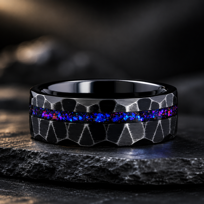 The Stardust – Orion Nebula Luxury Tungsten Ring