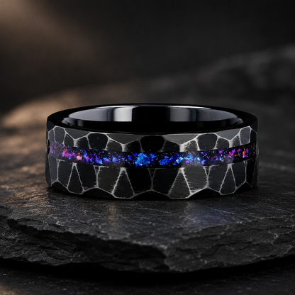 The Stardust – Orion Nebula Luxury Tungsten Ring
