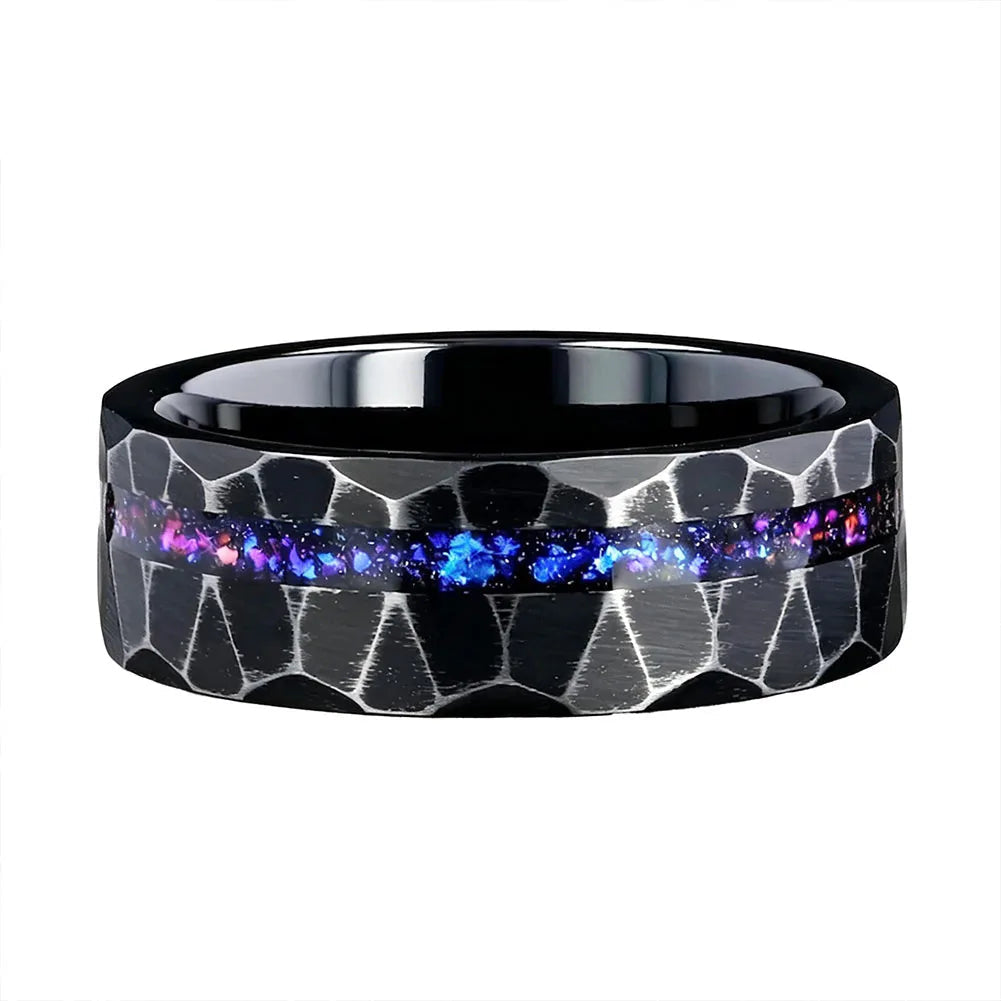 The Stardust – Orion Nebula Luxury Tungsten Ring