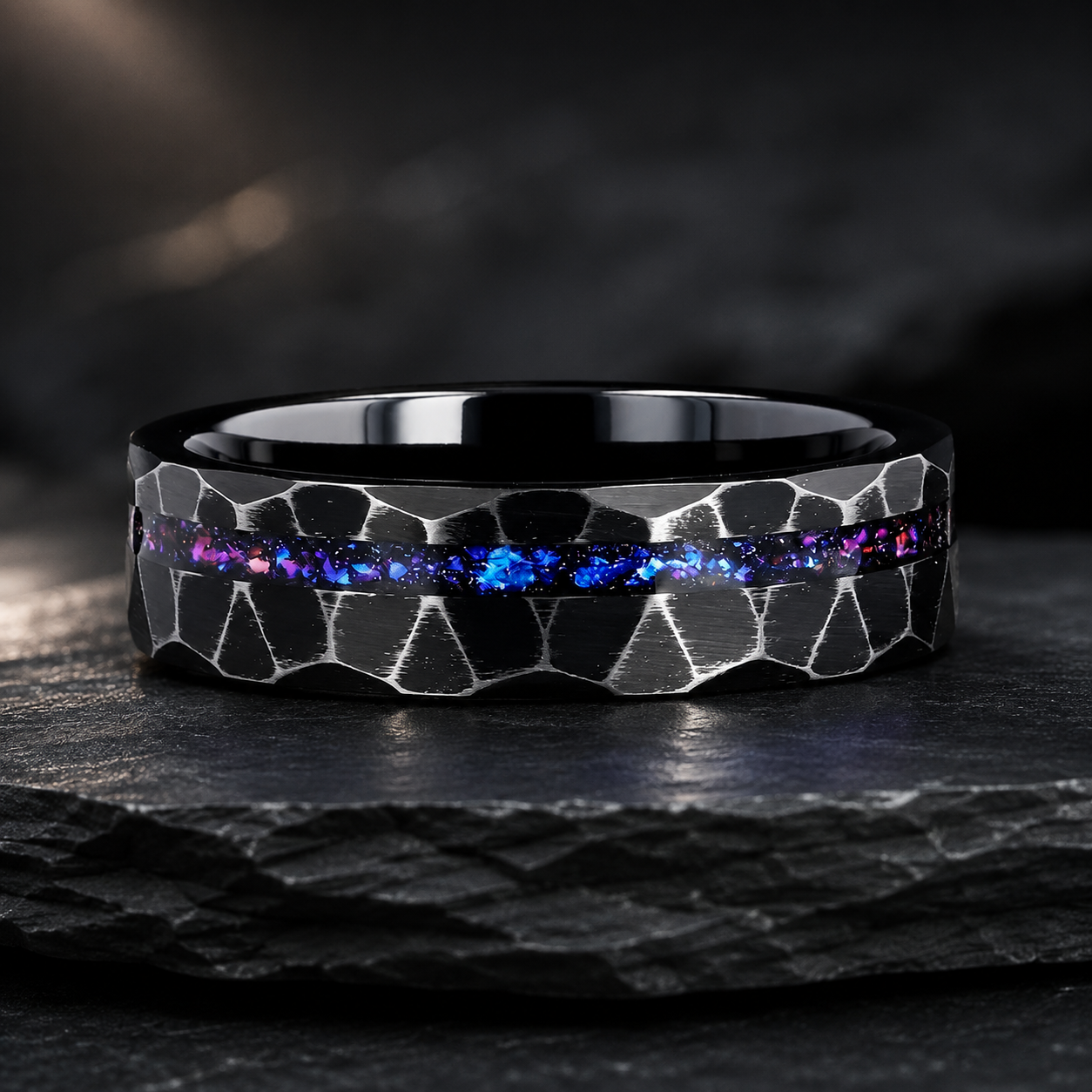The Stardust – Orion Nebula Luxury Tungsten Ring