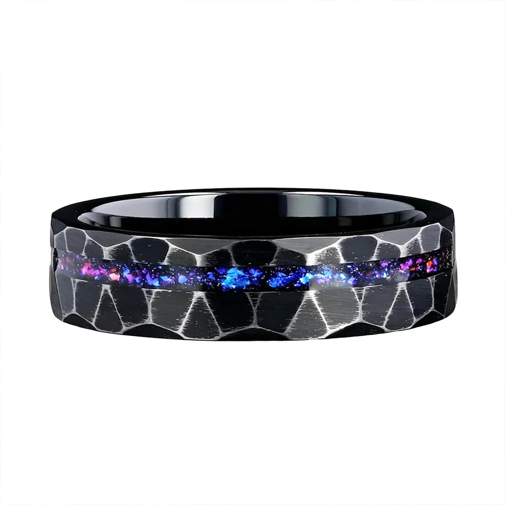 The Stardust – Orion Nebula Luxury Tungsten Ring