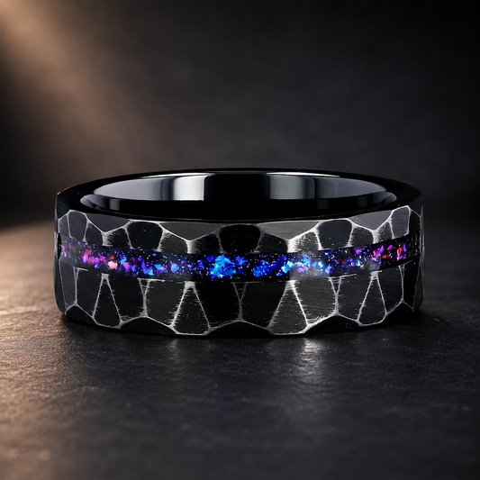 The Stardust – Orion Nebula Luxury Tungsten Ring
