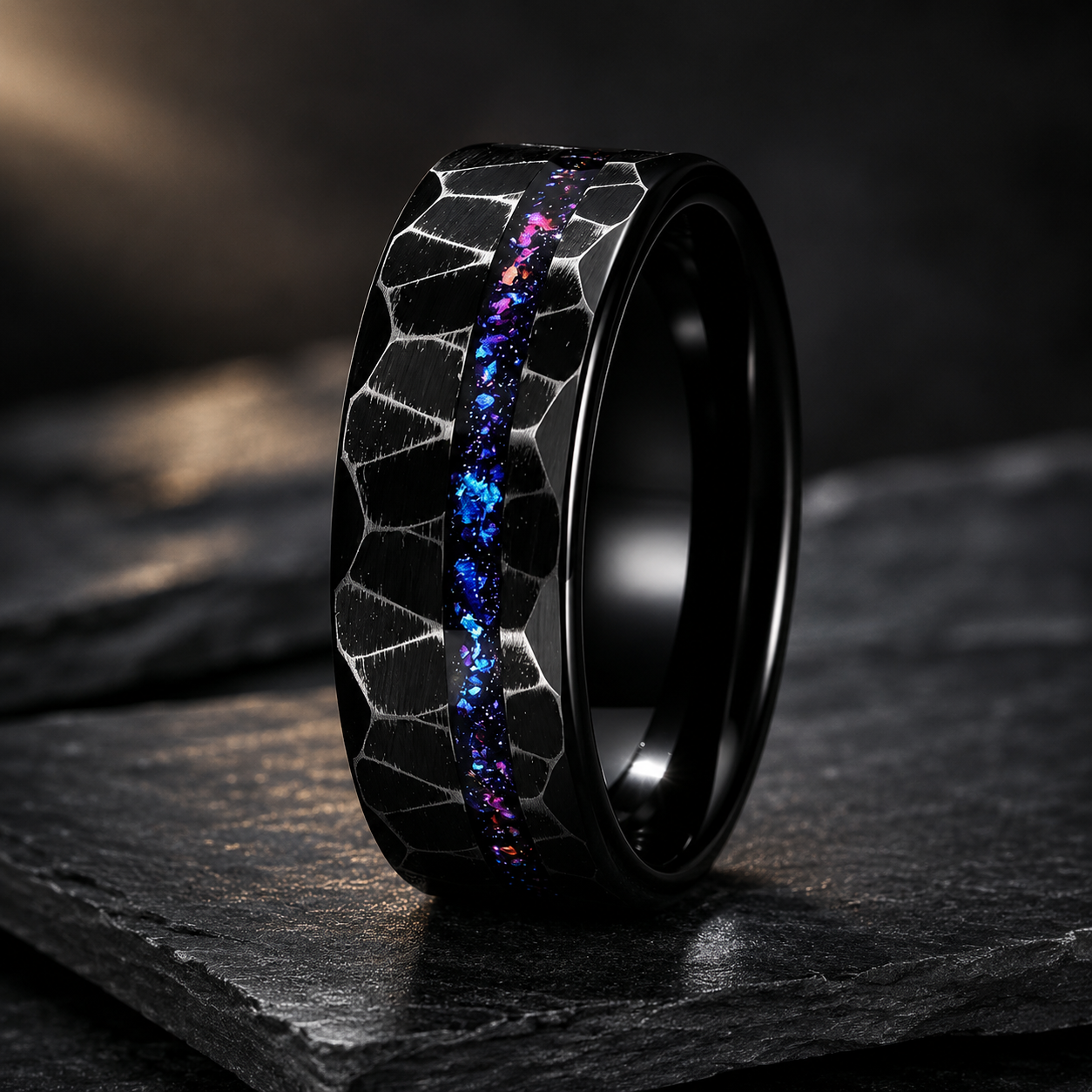 The Stardust – Orion Nebula Luxury Tungsten Ring