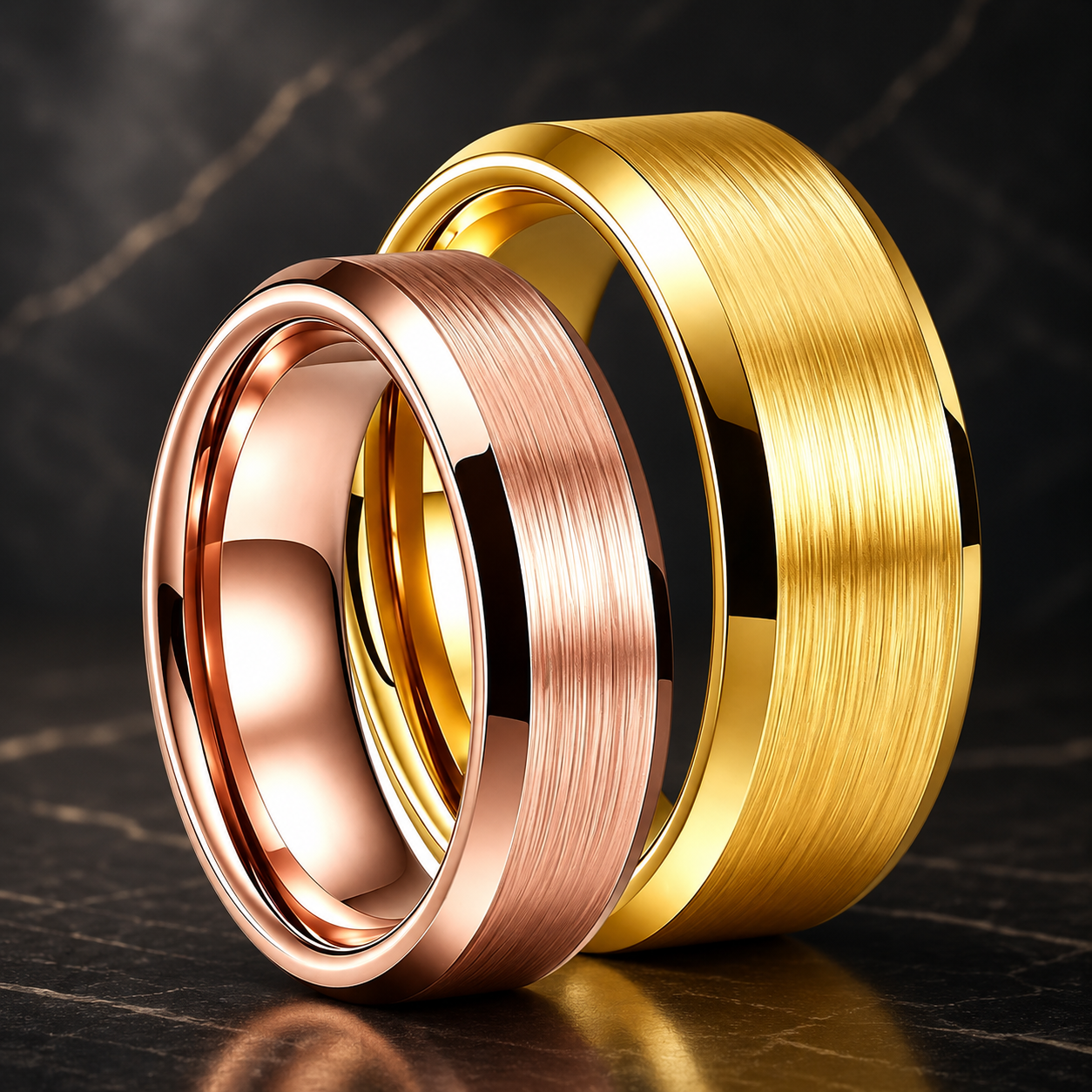 The Steadfast | Brushed Tungsten Wedding Band