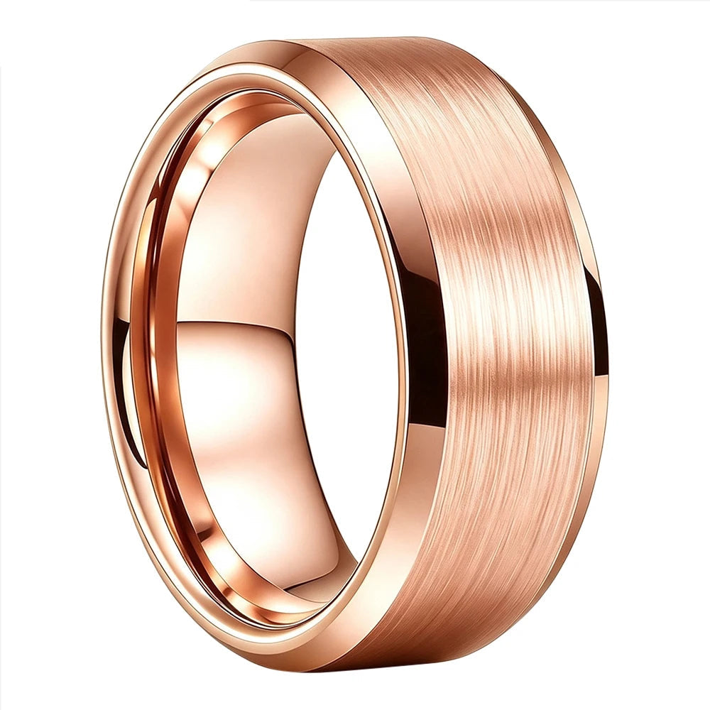 The Steadfast | Brushed Tungsten Wedding Band