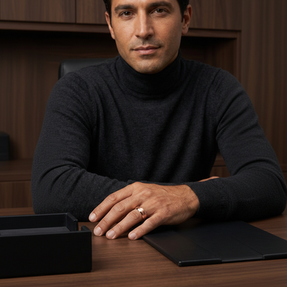 The Vowkeeper — Rose Gold Tungsten Band