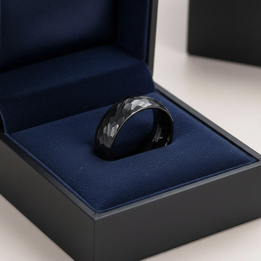 Tungsten Carbide Black Ring