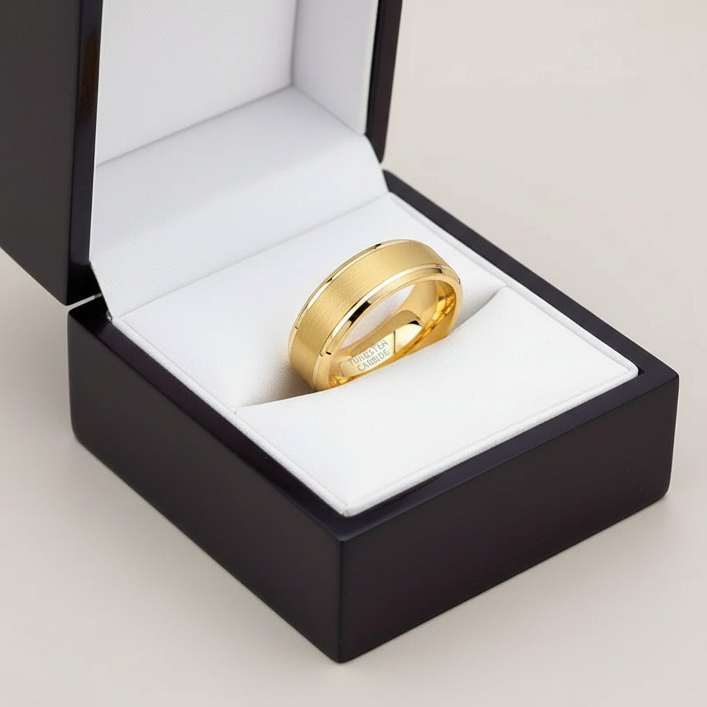 Tungsten Carbide Wedding Ring