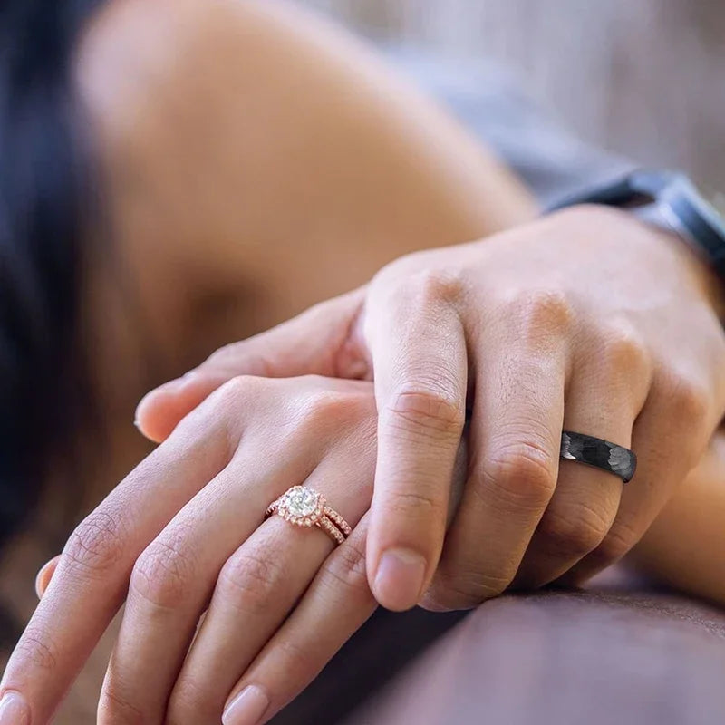 Tungsten Carbide Black Ring