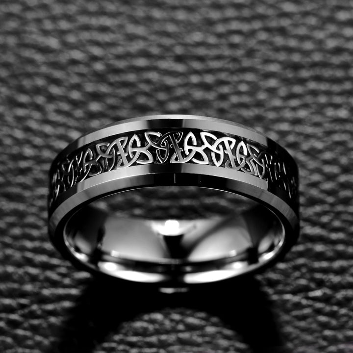 Tungsten Celtic Wedding Ring
