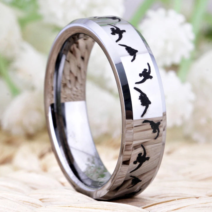 Tungsten Duck Band Wedding Ring