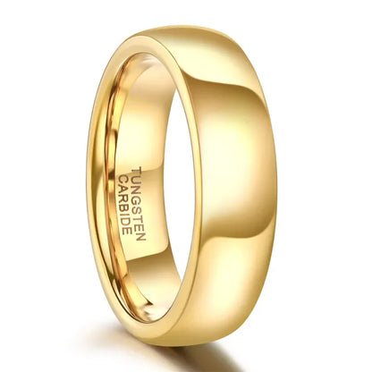 Tungsten Gold Wedding Ring