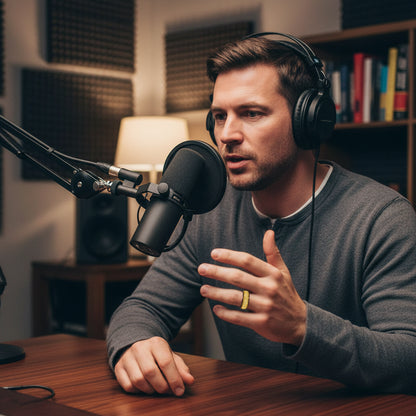 Tungsten Guitar String Ring