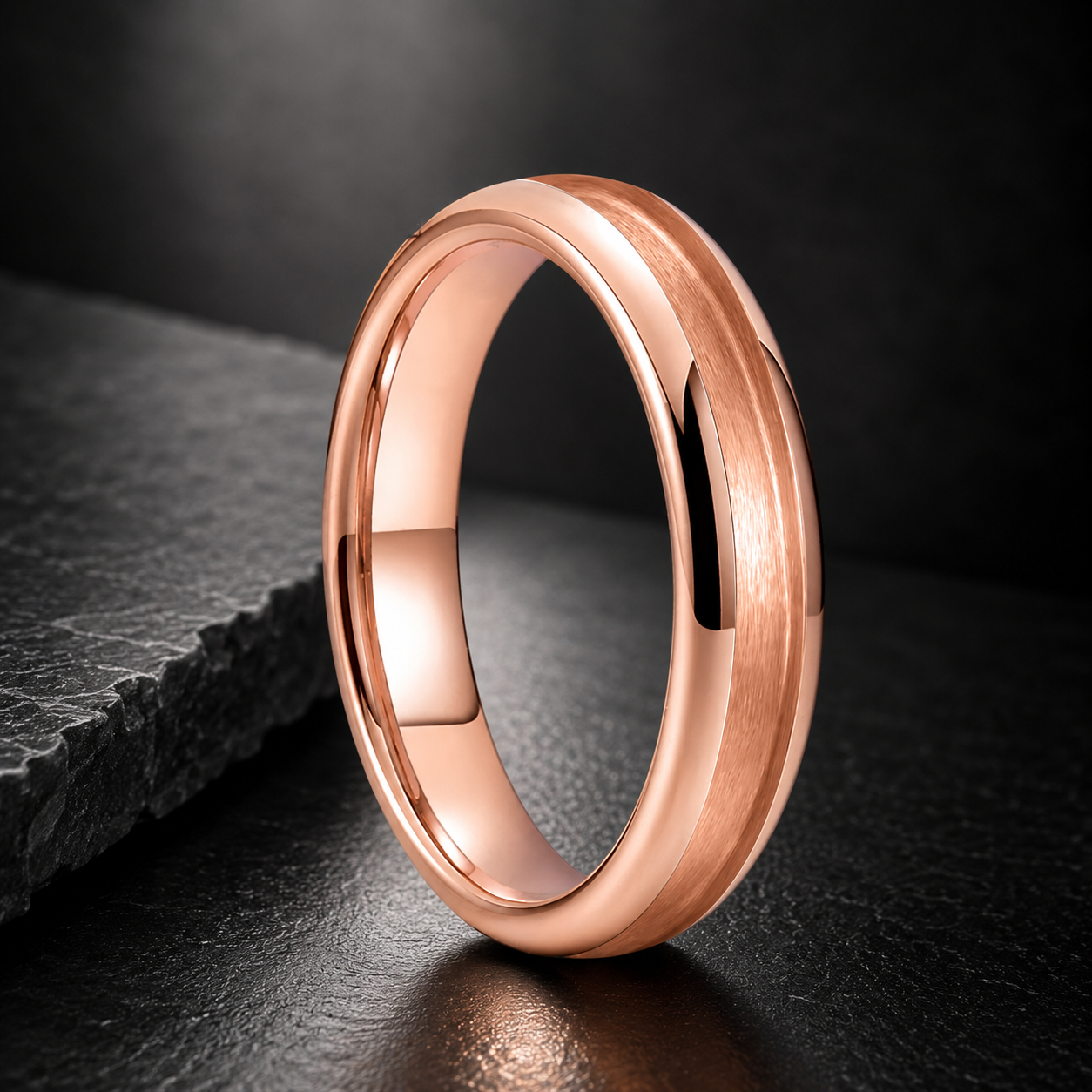 Tungsten Inlay Ring Blank