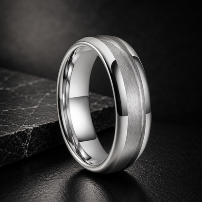 Tungsten Inlay Ring Blank