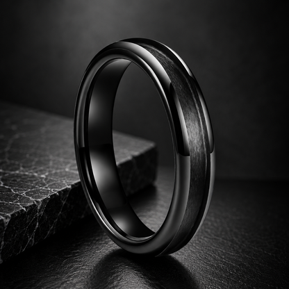 Tungsten Inlay Ring Blank