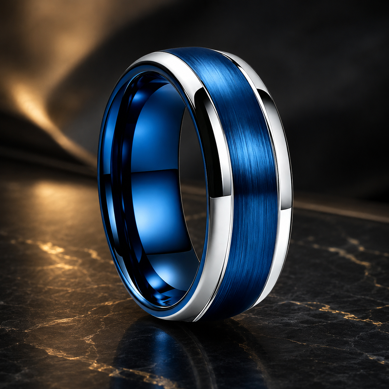 Tungsten Steel Wedding Ring