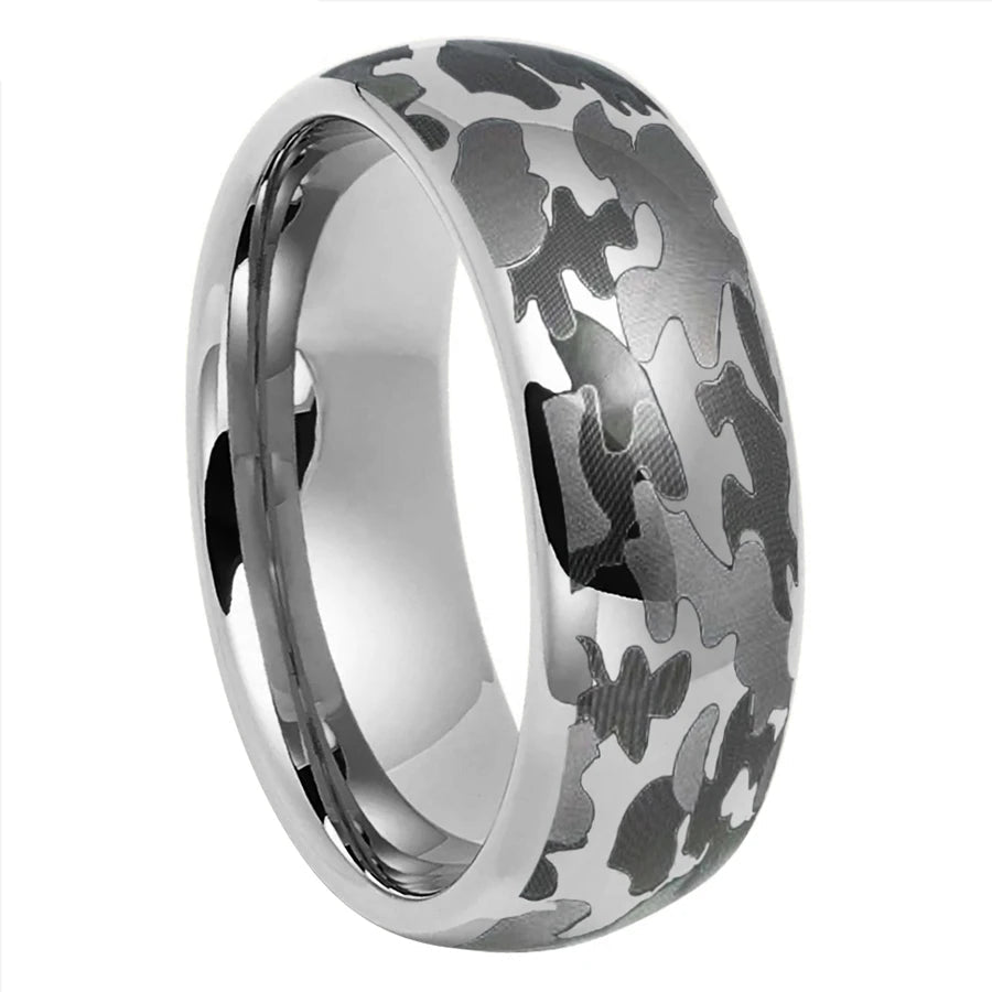Tungsten Carbide Camouflage Ring