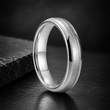 Tungsten Inlay Ring Blank