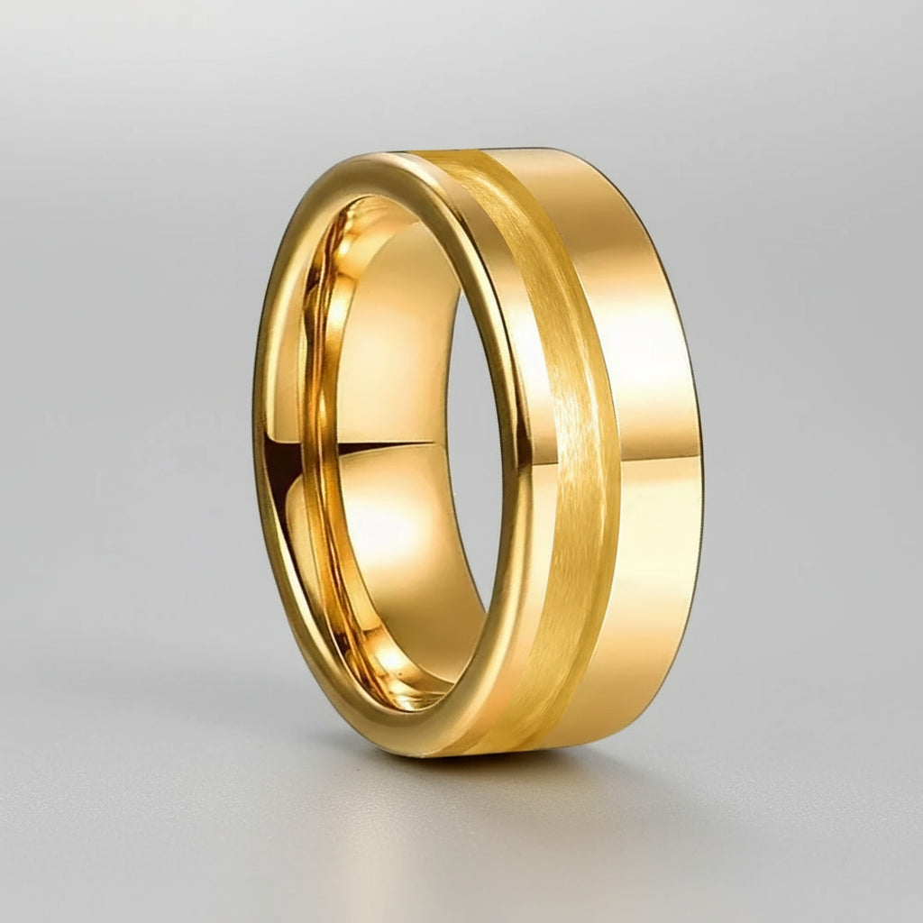 Tungsten Inlay Ring Blank