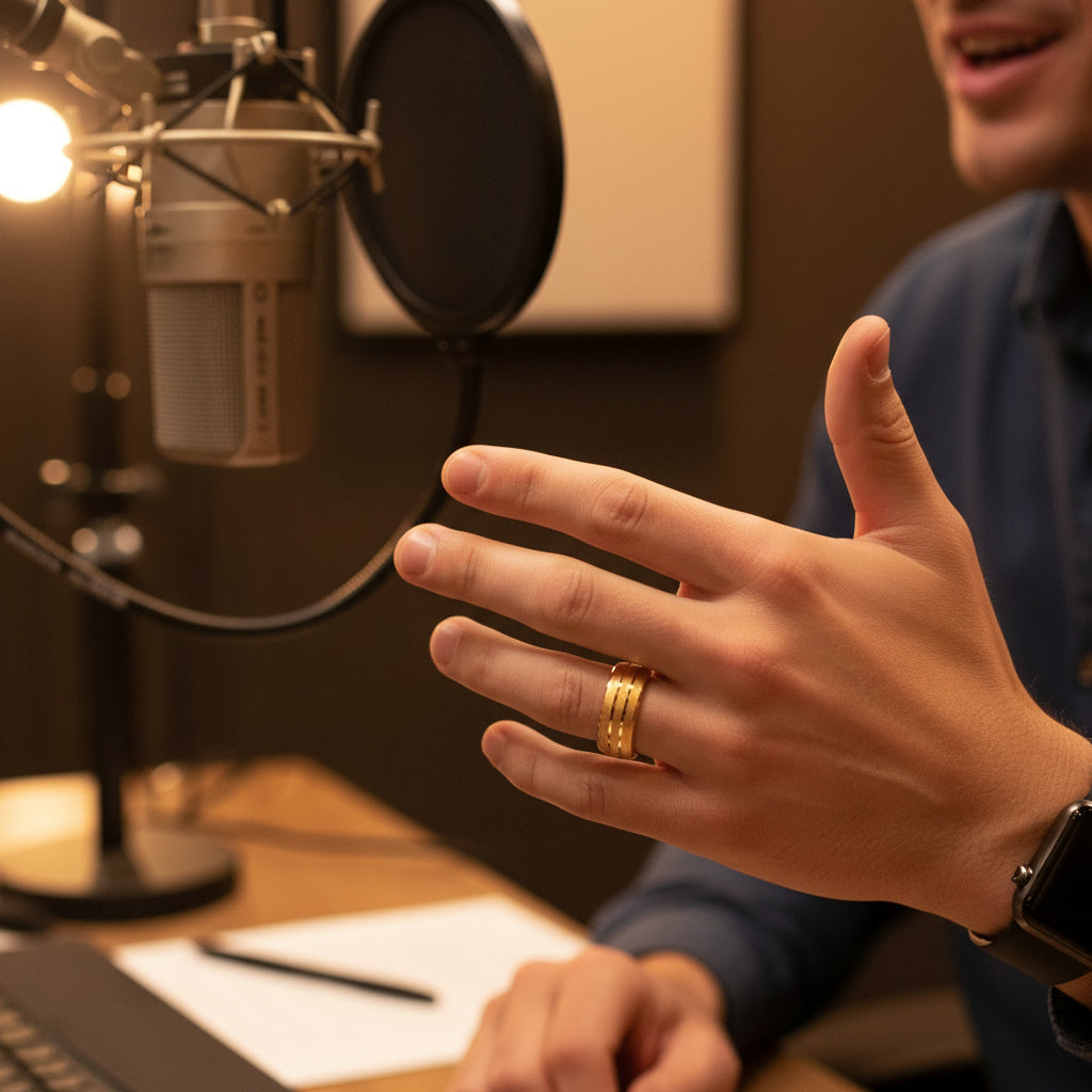 Tungsten Blank Ring with Triple Grooves