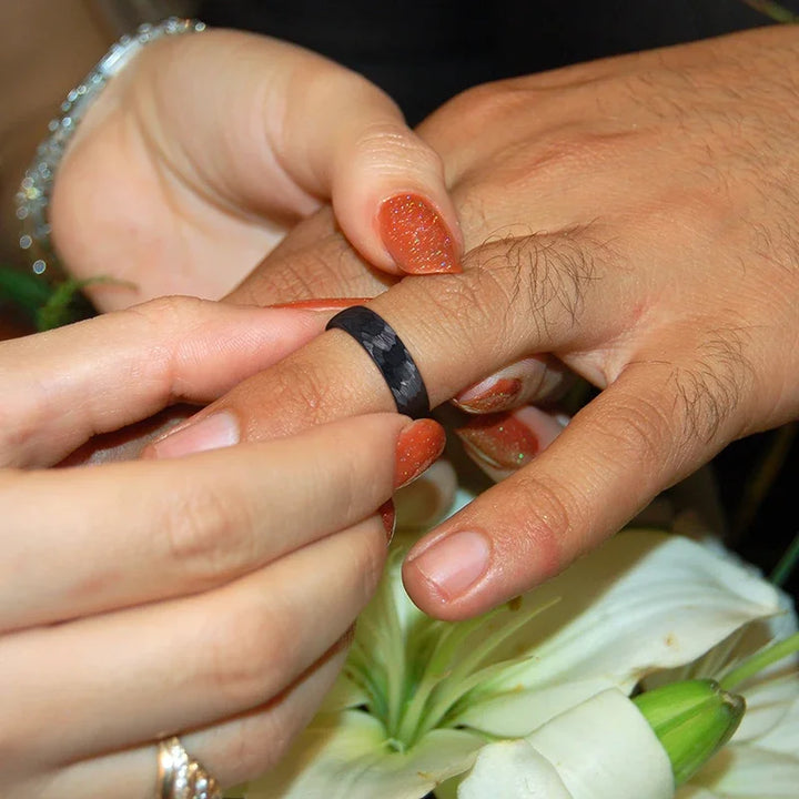 Tungsten Carbide Black Ring