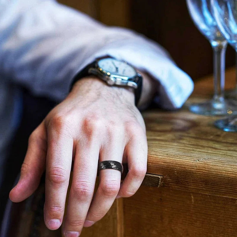 Tungsten Carbide Black Ring