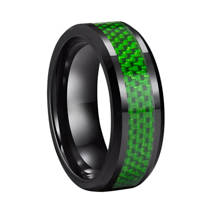 Tungsten Carbide Green Ring