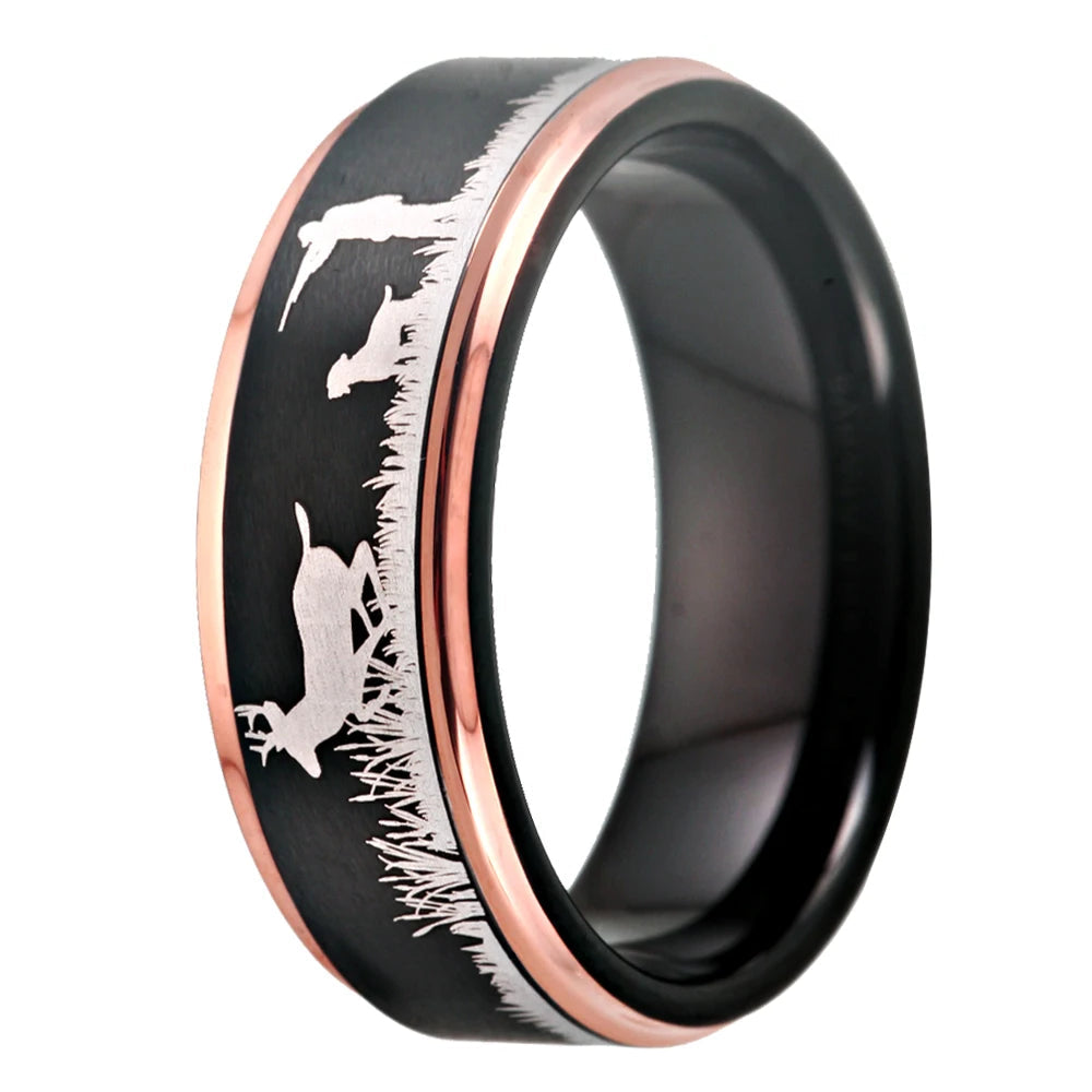 Tungsten Carbide Hunting Ring