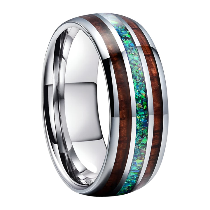 Tungsten Opal Ring
