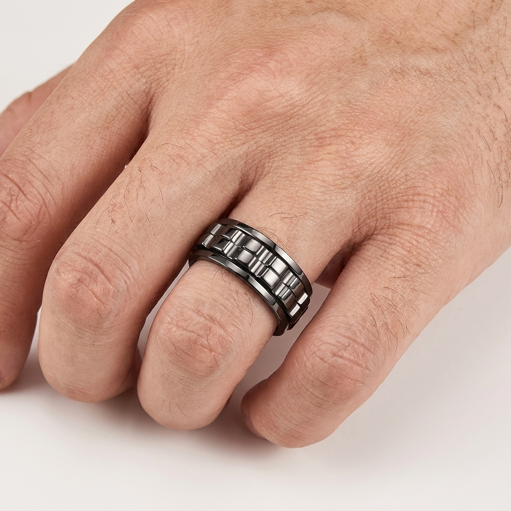 Tungsten Carbide Spinner Ring