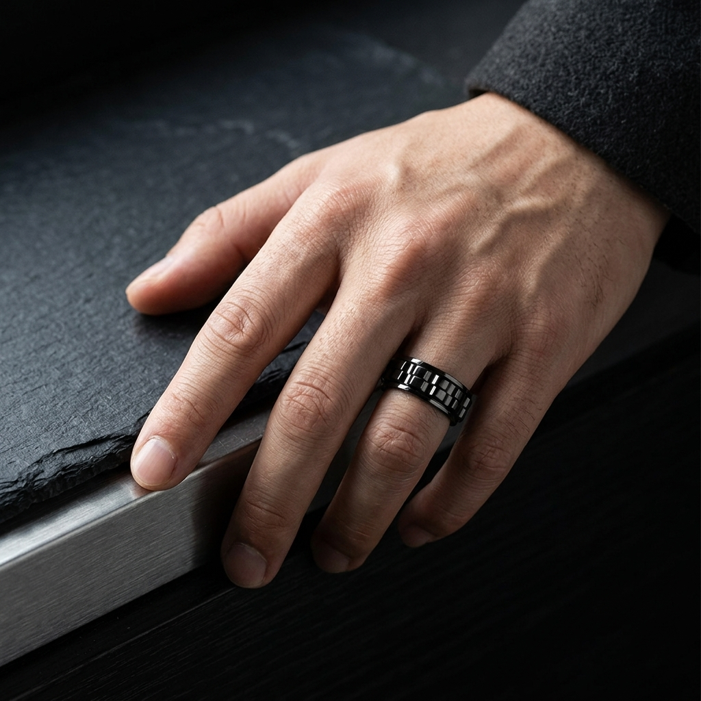 Tungsten Carbide Spinner Ring