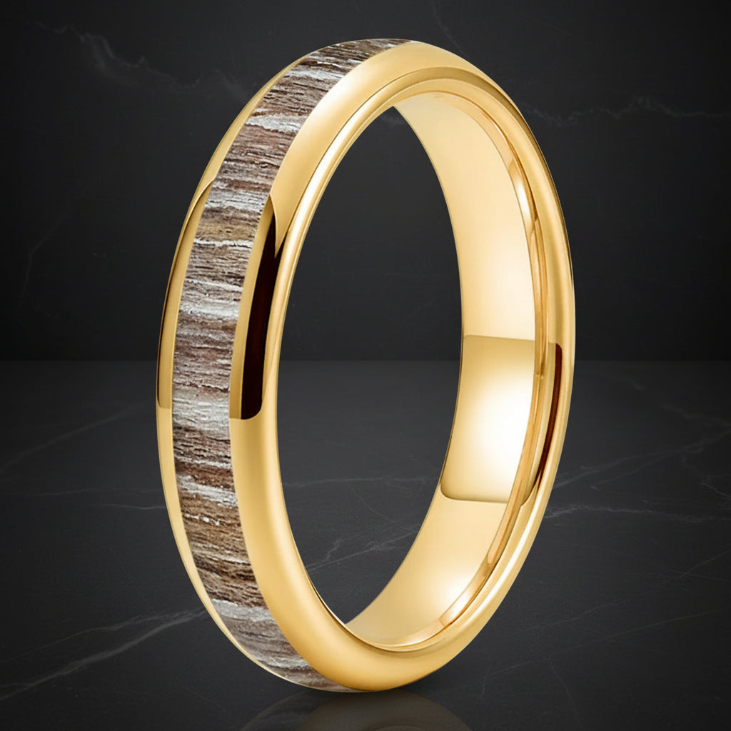 Tungsten Carbide Wood Ring