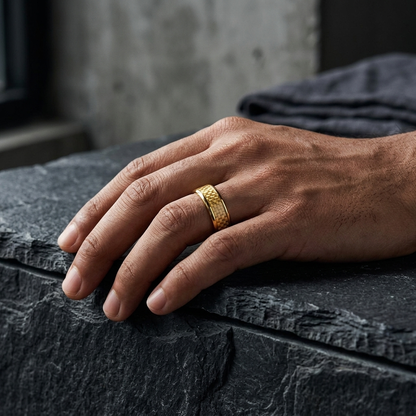 Tungsten Carbon Fiber Wedding Ring