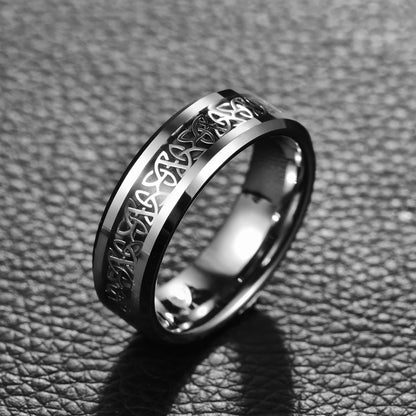 Tungsten Celtic Wedding Ring